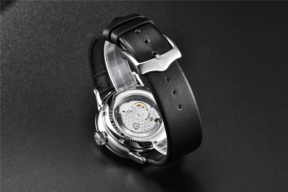 2026 New PAGANI DESIGN Men's Watches Fashion Sports Gold Watch For Men Automatic Mechanical Wristwatches Men Waterproof Leather