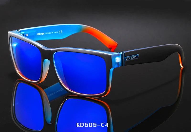 KDEAM Revamp – pánské sportovní sluneční brýle, polarizované, v zářivých barvách, outdoorové, na řízení, fotochromatické, s krabičkou