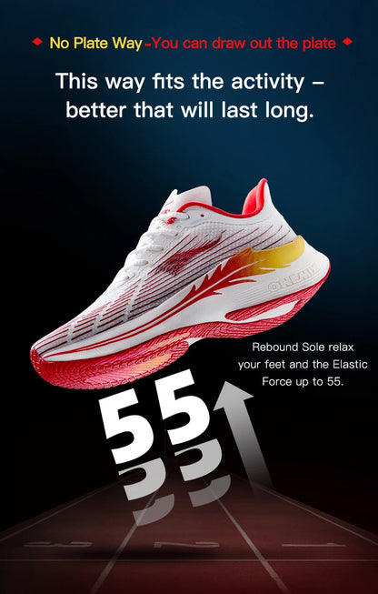 Onemix New Men's Marathon Running Shoes for Women, Breathable Lightweight Sneakers, Lace-Up Athletic Shoes, Comfortable, Light, and Soft