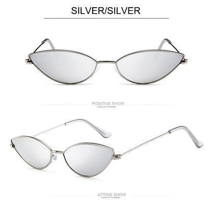 Cute Sexy Cat Eye Sunglasses Women Retro Small Black Red Pink Cateye Sun Glasses Female Vintage Shades For Women Party Glasses