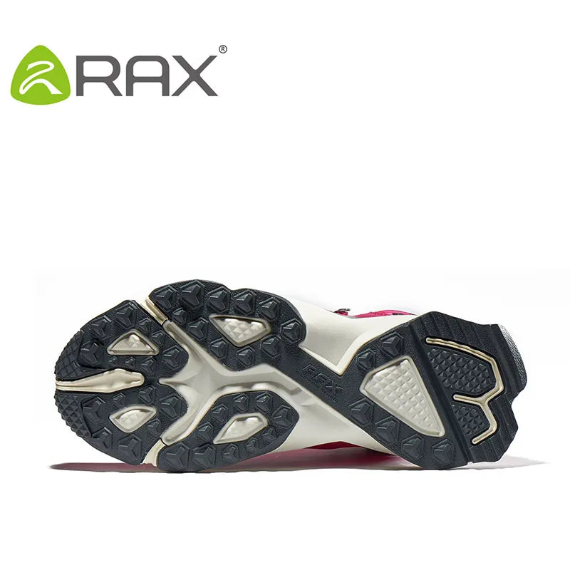 RAX Women Hiking Boots Waterproof Trekking Shoes Lightweight Mountain Climbing Boots Antislip Outdoor Sports Shoes Tourism
