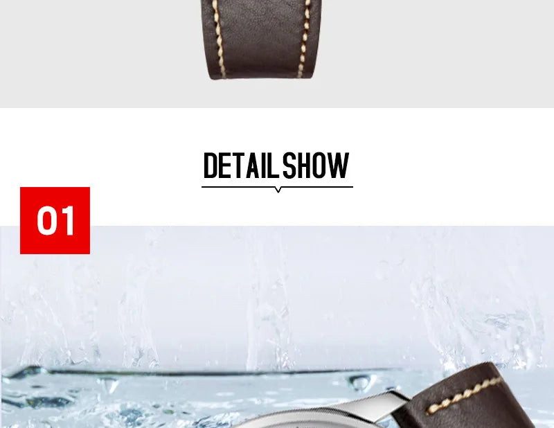Parnis Mechanical Watches Minimalist Watch for Men Wristwatch Luxury Waterproof Automatic hombre Relogio Masculino Calendar 2025