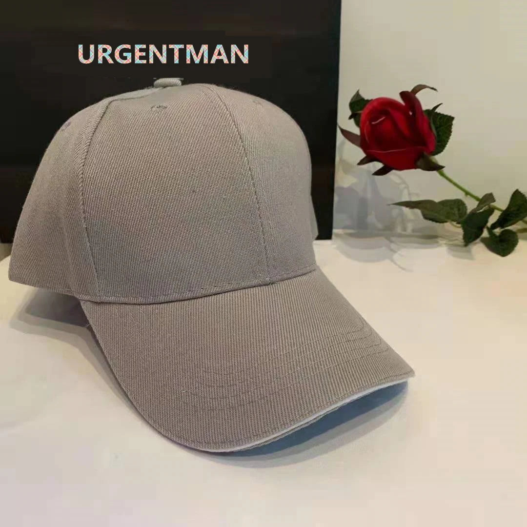 Casquette unisexe décontractée en acrylique, unie, style baseball, ajustable, pour femmes et hommes, casquette hip-hop, streetwear, « dad hat », vente en gros