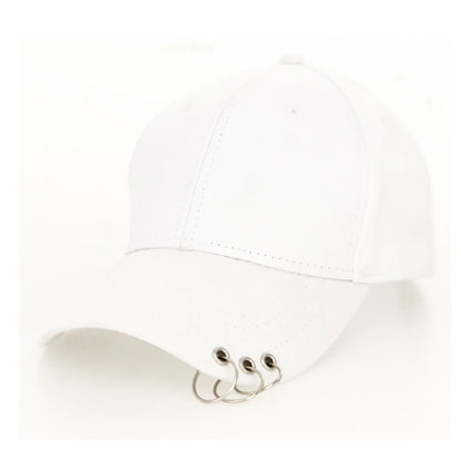 Állítható baseball sapka gyűrűvel, szabadtéri sportokhoz, napvédő, nőknek és férfiaknak, divatos snapback sapka