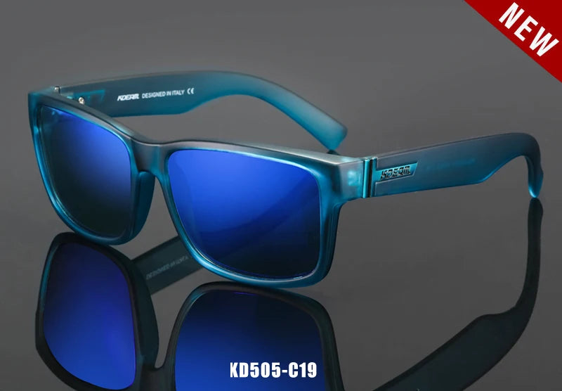 KDEAM Revamp – pánské sportovní sluneční brýle, polarizované, v zářivých barvách, outdoorové, na řízení, fotochromatické, s krabičkou