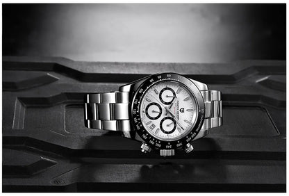 2026 New PAGANI DESIGN Chronograph Luxury Quartz Wrist Watch For Men Automatic Date 100M Waterproof JAPAN VK63 Movt Reloj Hombre