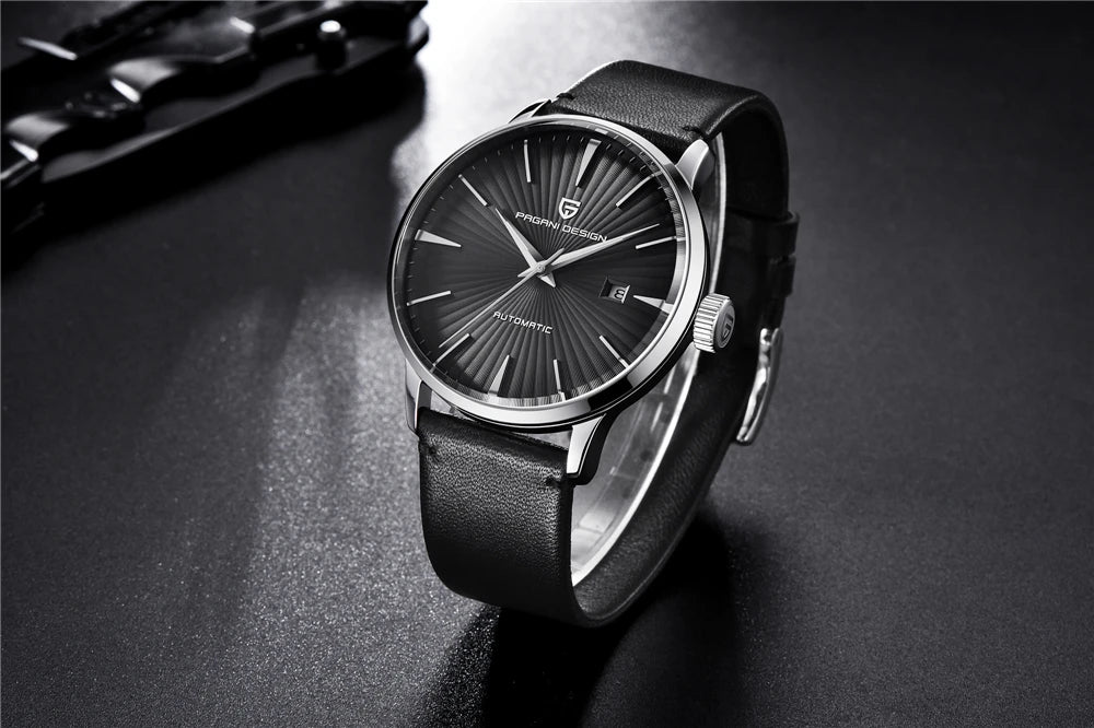2026 New PAGANI DESIGN Men's Watches Fashion Sports Gold Watch For Men Automatic Mechanical Wristwatches Men Waterproof Leather