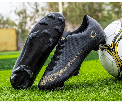 WaterMonkey Pánske futbalové topánky pre dospelých s dlhými špikami Futbalové topánky na vonkajšie ihrisko a trávnik AG Cleats Topánky s nízkym zvrškom Tréningové futbalové tenisky