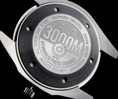 Cronos Automatic Diving Watch Stainless Steel 2000 Meters Water Resistance Professional Diver NH35 L6009M