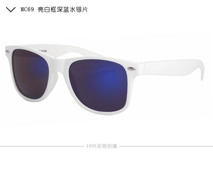 New Brand cool sunglasses New white pc frame Glasses Men Women Sun Glasses Sun Goggles Eyewear Unisex Sunglasses male female