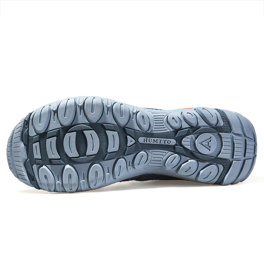 HUMTTO New Summer Hiking Sneakers for Men Breathable Outdoor Trekking Sport Shoes Climbing Hunting Walking Shoes for Men