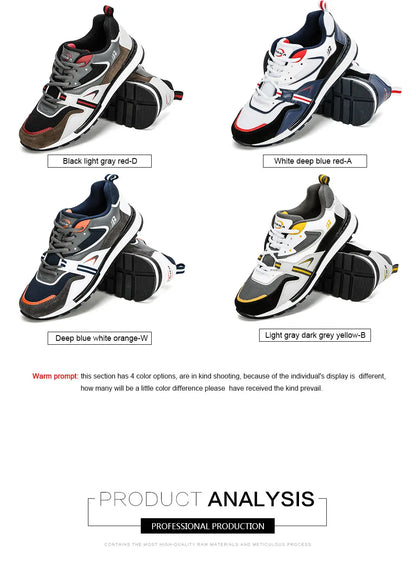 BONA New Designer Action Leather Sport Shoes Men's Sneakers Running Shoes Men's Tennis Walking Footwear Trendy Fitness