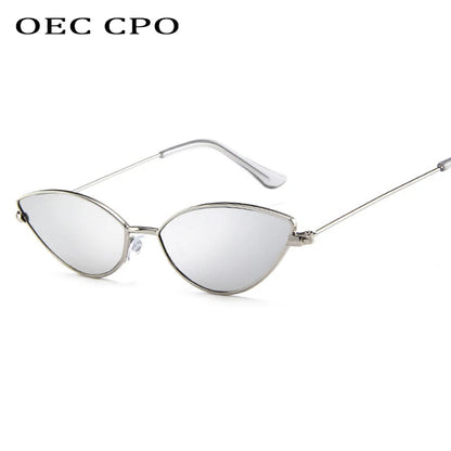 Cute Sexy Cat Eye Sunglasses Women Retro Small Black Red Pink Cateye Sun Glasses Female Vintage Shades For Women Party Glasses