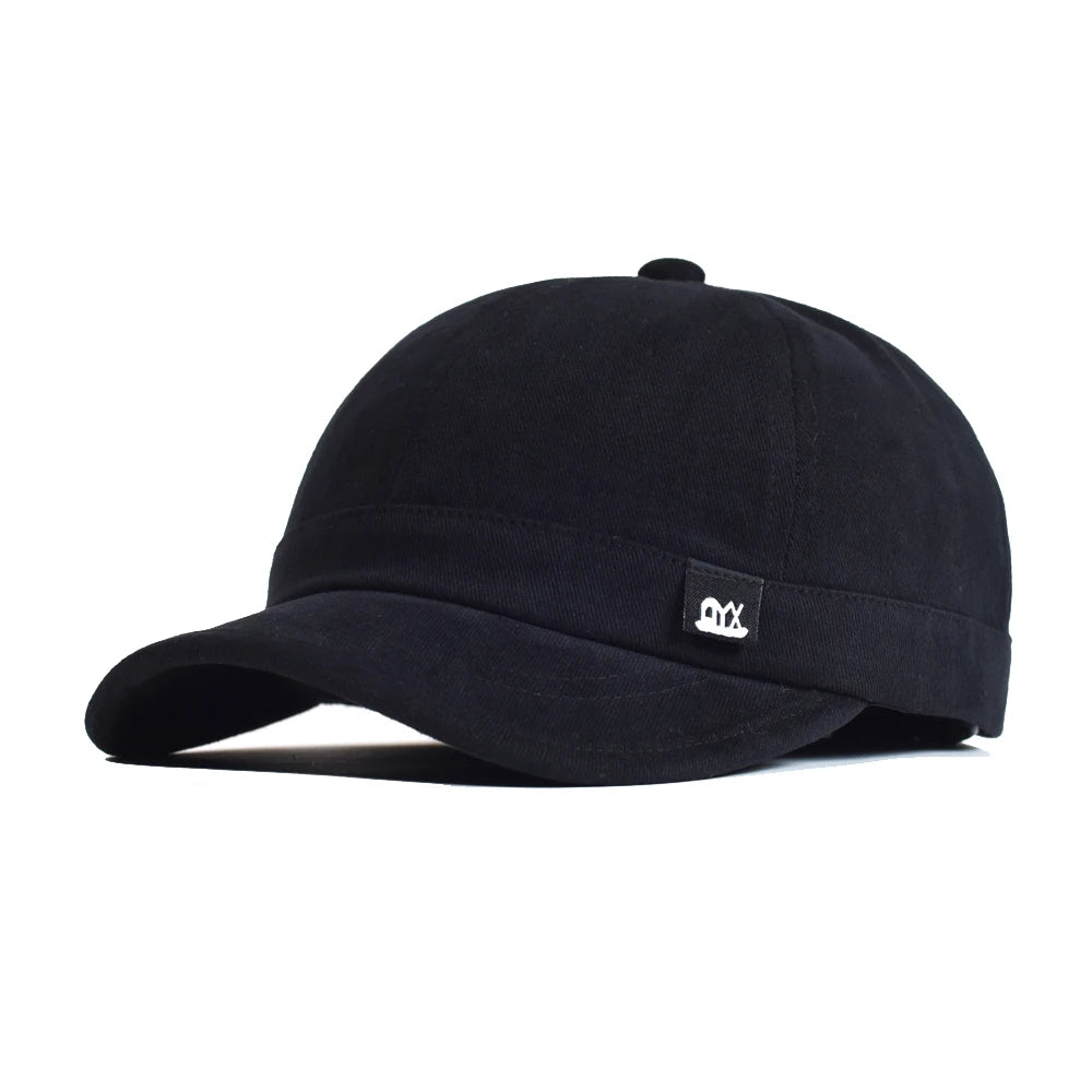 Casquette de baseball vintage à visière courte, en coton, pour homme et femme, casquette « dad hat » souple, ajustable, style « trucker », à profil bas