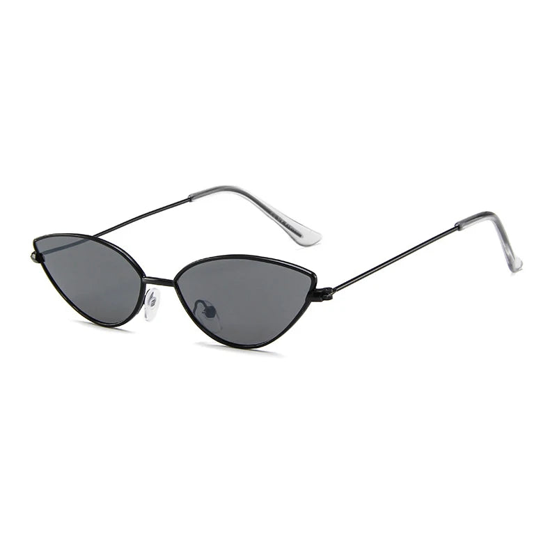 Cute Sexy Cat Eye Sunglasses Women Retro Small Black Red Pink Cateye Sun Glasses Female Vintage Shades For Women Party Glasses