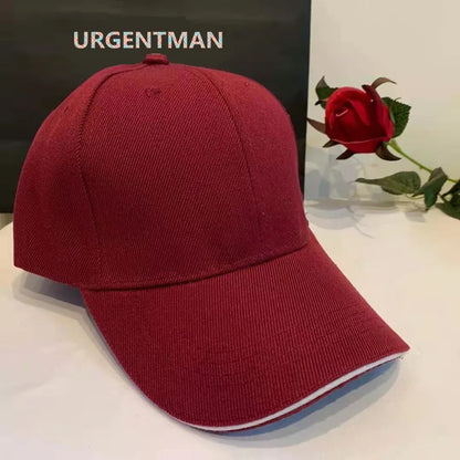 Casquette unisexe décontractée en acrylique, unie, style baseball, ajustable, pour femmes et hommes, casquette hip-hop, streetwear, « dad hat », vente en gros