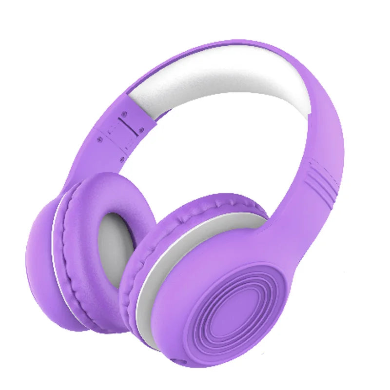 Écouteurs filaires Ow CH6S avec microphone pour enfants, matériau de qualité alimentaire, écouteurs supra-auriculaires pour enfants, IPad Kindle Morning, Max 85dB