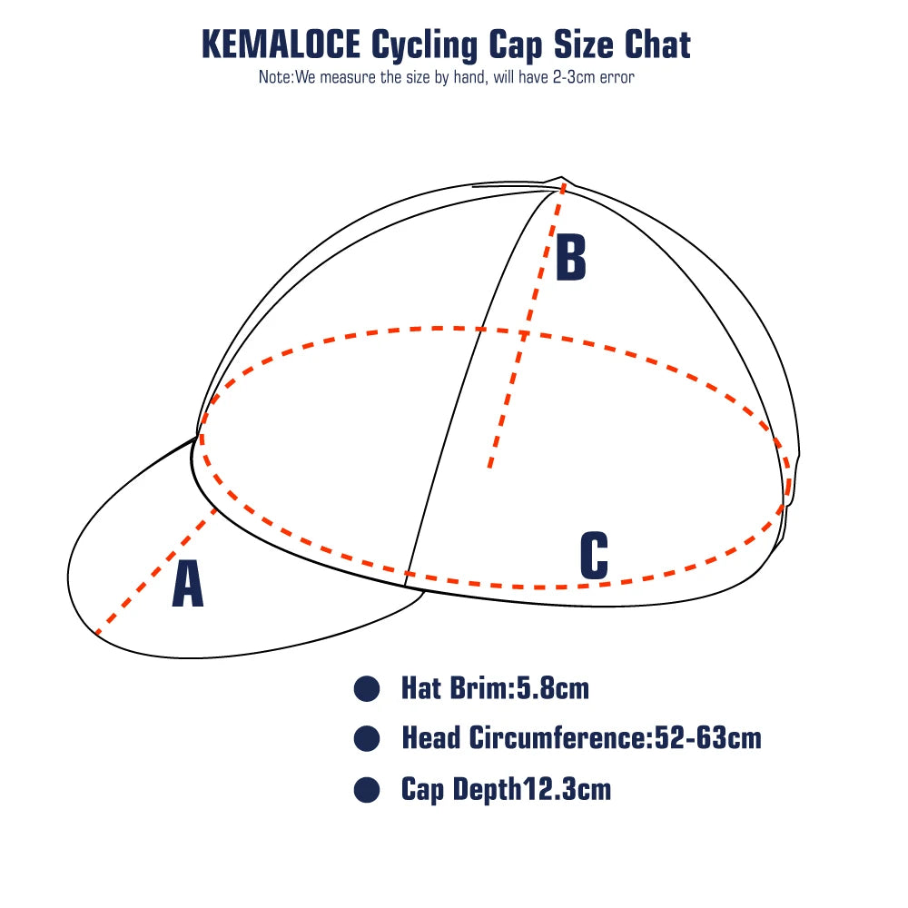 KEMALOCE Men Cycling Cap Anti-UV Summer Elastic Quick Dry Bike Cap 2023 White/Black/Blue Mesh Outdoor Breathable Cycling Hat