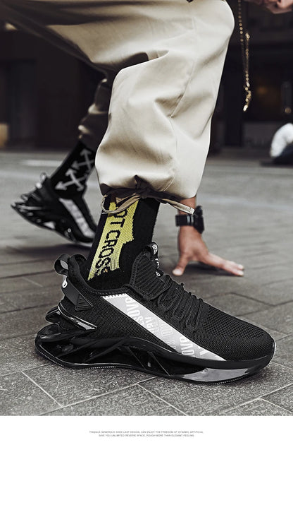 Chaussure Homme Chaussures de course respirantes pour hommes, baskets décontractées pour hommes, chaussures de tennis pour hommes, entraîneur de course, mocassins à la mode, luxe
