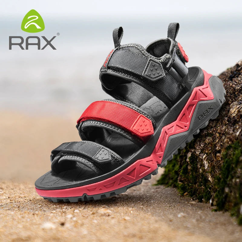 RAX Men's Sports Sandals Summer Outdoor Beach Sandals Men Aqua Trekking Water Shoes Men Upstream Shoes Women Quick-Drying Shoes