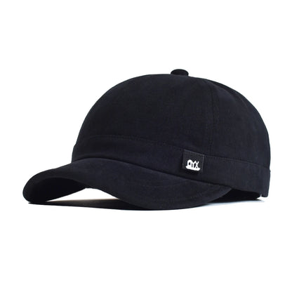 Casquette de baseball vintage à visière courte, en coton, pour homme et femme, casquette « dad hat » souple, ajustable, style « trucker », à profil bas