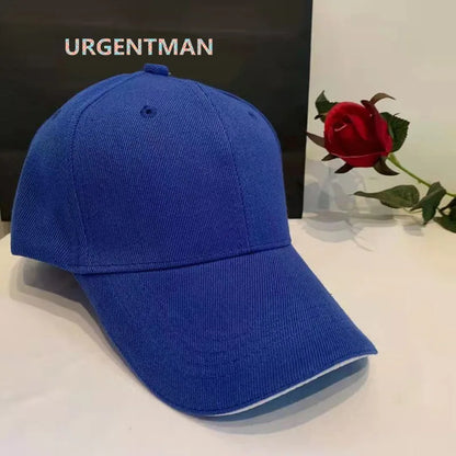 Casquette unisexe décontractée en acrylique, unie, style baseball, ajustable, pour femmes et hommes, casquette hip-hop, streetwear, « dad hat », vente en gros