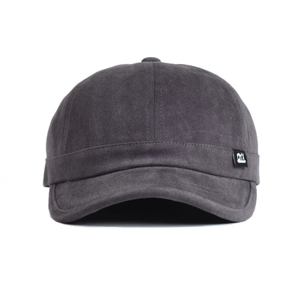 Casquette de baseball vintage à visière courte, en coton, pour homme et femme, casquette « dad hat » souple, ajustable, style « trucker », à profil bas