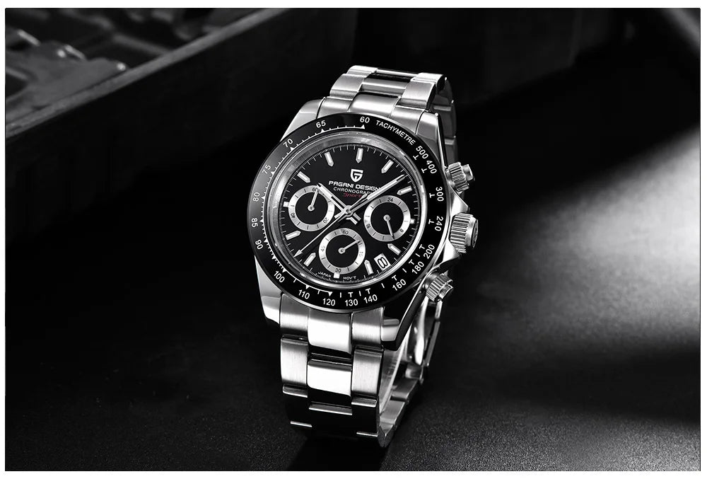 2026 New PAGANI DESIGN Brand Luxury Quartz Watch Sapphire Waterproof Luminous Men watch Japan VK63 Movt All Steel Chronograph