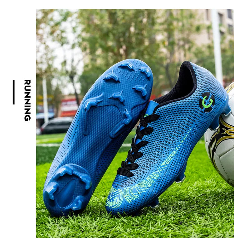 WaterMonkey Pánske futbalové topánky pre dospelých s dlhými špikami Futbalové topánky na vonkajšie ihrisko a trávnik AG Cleats Topánky s nízkym zvrškom Tréningové futbalové tenisky