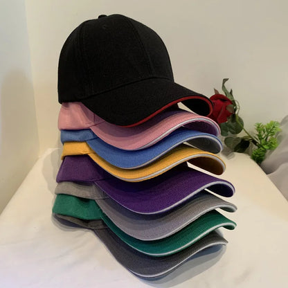 Casquette unisexe décontractée en acrylique, unie, style baseball, ajustable, pour femmes et hommes, casquette hip-hop, streetwear, « dad hat », vente en gros