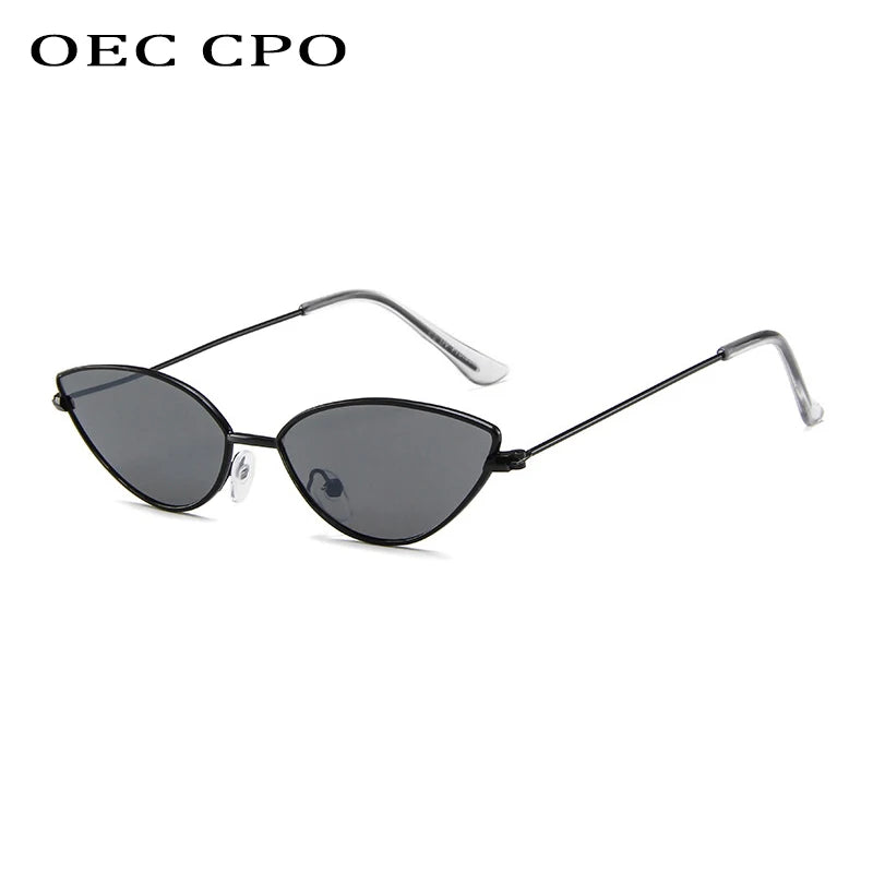 Cute Sexy Cat Eye Sunglasses Women Retro Small Black Red Pink Cateye Sun Glasses Female Vintage Shades For Women Party Glasses