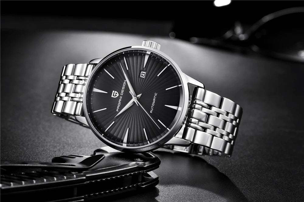2026 New PAGANI DESIGN Men's Watches Fashion Sports Gold Watch For Men Automatic Mechanical Wristwatches Men Waterproof Leather