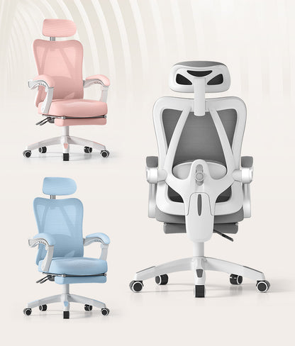 UVR Ergonomic Gaming Computer Chair Breathable Mesh Office Chair with Adjustable Armrest, Swivel Executive Desk Chair for Home Office & Work