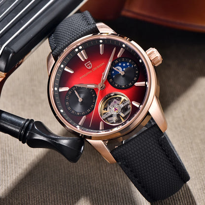 Pagani Design 2025 New 41MM Luxury Automatic Mechanical Men's Watch Stainless Steel 100m Waterproof Pilot Watch reloj hombre