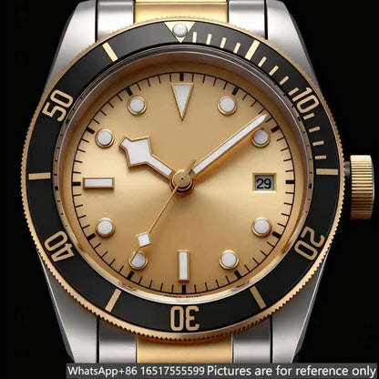 40mm luxury men's watch, made of 904L steel, automatic movement--t