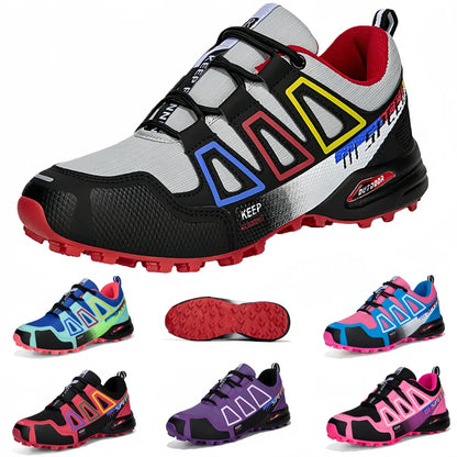 Scarpe da trekking da donna per attività outdoor, scarpe sportive da escursionismo, scarpe tattiche da caccia antiscivolo, scarpe da arrampicata traspiranti con lacci, ciclismo
