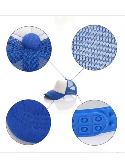 Cute SpongeBobs Baseball Cap Movie Cartoon Round Role Boy Girl Kids Adult Sport Casual Sunshade Adjustable Anime Peaked Mesh Hat