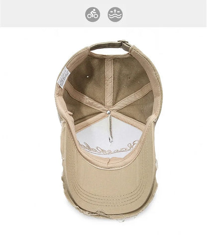Gorra de béisbol para hombre en algodón lavado, estilo retro, para las cuatro estaciones, ideal para deporte al aire libre, accesorio de moda masculina