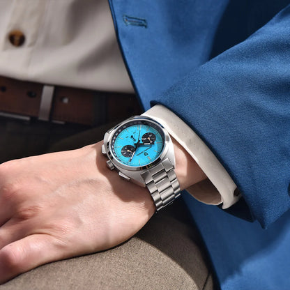 Relógio masculino de quartzo Pagani Design 2026 Fashion, marca de topo de luxo, safira, cronógrafo masculino VK63 em aço, de mergulho