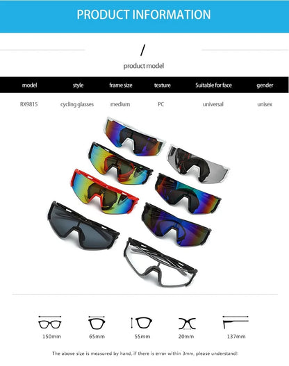 Polarised Sunglasses Cycling Goggles UV400 Cycling Eyewear Men's Women's Sports Glasses Bicycle Protective Eyewear Cycling Gear