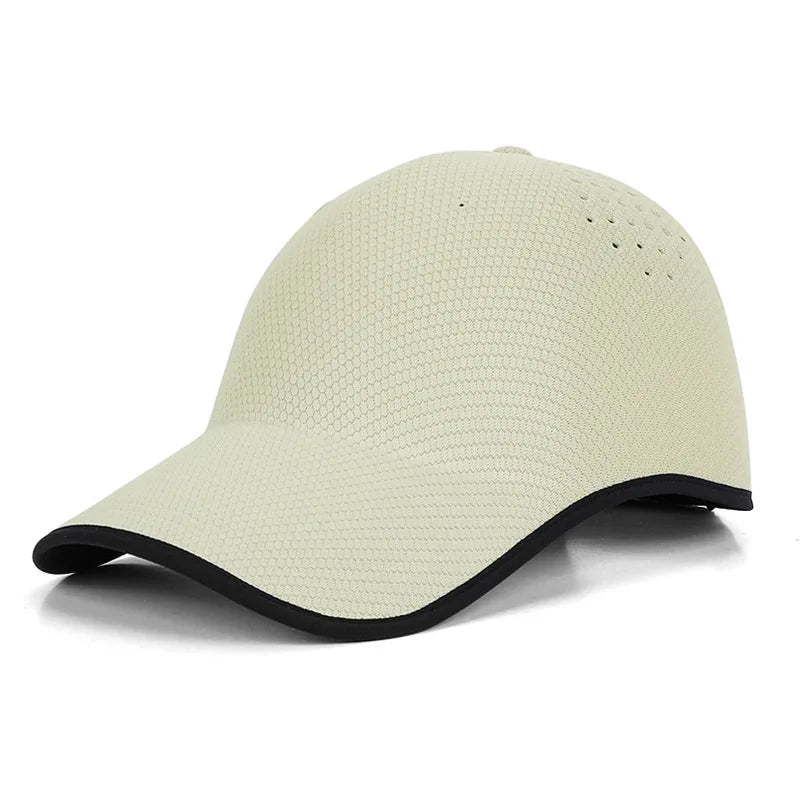 Férfiaknak készült varratmentes baseball sapka, gyorsan száradó, összecsukható sport sapka, szabadtéri horgászathoz, hegymászáshoz, sportoláshoz, könnyű napellenzős sapka, napellenző sapka
