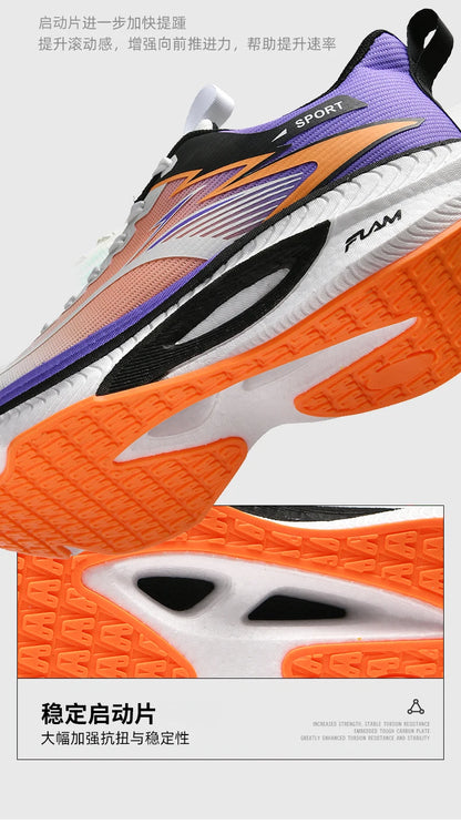 Men's Sports Running Shoes Marathon Air Cushion Breathable Lightweight Comfortable Women's Outdoor Athletic Sneakers Jogging Tennis