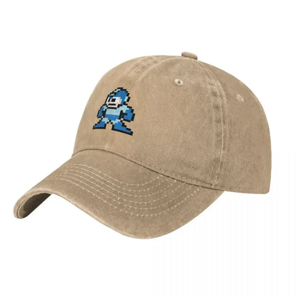 Megaman 8 bites baseball sapka, új, aranyos, vintage, luxus sapka férfiaknak és nőknek
