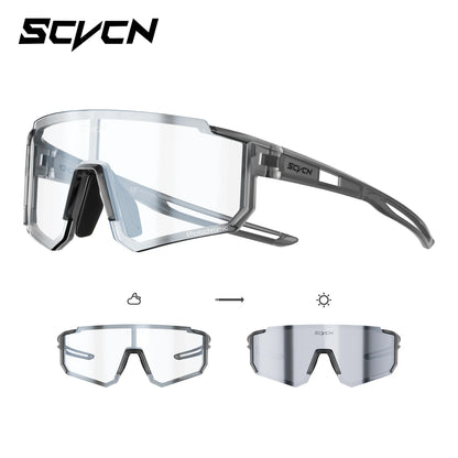 SCVCN Girls Sports Sunglasses Kids Cycling Glasses Photochromic UV400 Boys Baseball Outdoor Eyewear Running Hiking Sunglasses