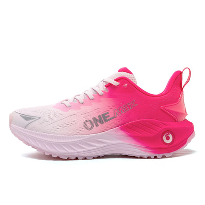 O-Resilio løbesko til mænd med støddæmpning og stabilitet, lette udendørs sports- og fritidssneakers i mesh med snørebånd til fitness og jogging