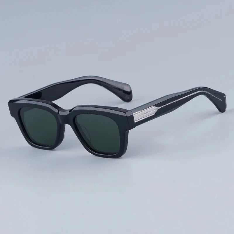 JMM Fellini Sunglasses Square High Quality High Street Punk Uv400 Men and Women Eyeglasses for Optical Prescripiton with Case