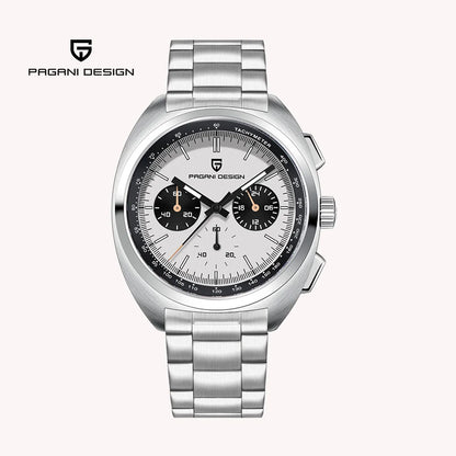 Relógio masculino de quartzo Pagani Design 2026 Fashion, marca de topo de luxo, safira, cronógrafo masculino VK63 em aço, de mergulho