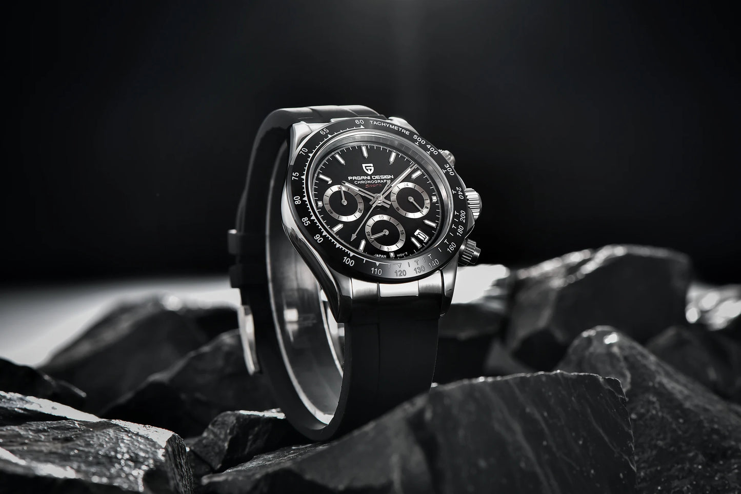 2026 New PAGANI DESIGN PD-1664 Meteorite Dial Fashion Men Quartz Wristwatches 100M Sapphire Glass Chronograph relogio masculino