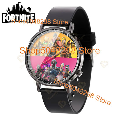 Fortnite Wristwatch for Men Women Watch Battle Game Print 2025 New Watches Quartz Wristwatch Female Children's Birthday Gifts