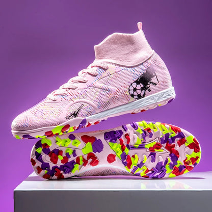 Nieuwe voetbalschoenen voor heren, ademende trainingsschoenen met noppen voor gras, lange spikes voor wedstrijden, indoor sneakers, ultralicht, dropshipping